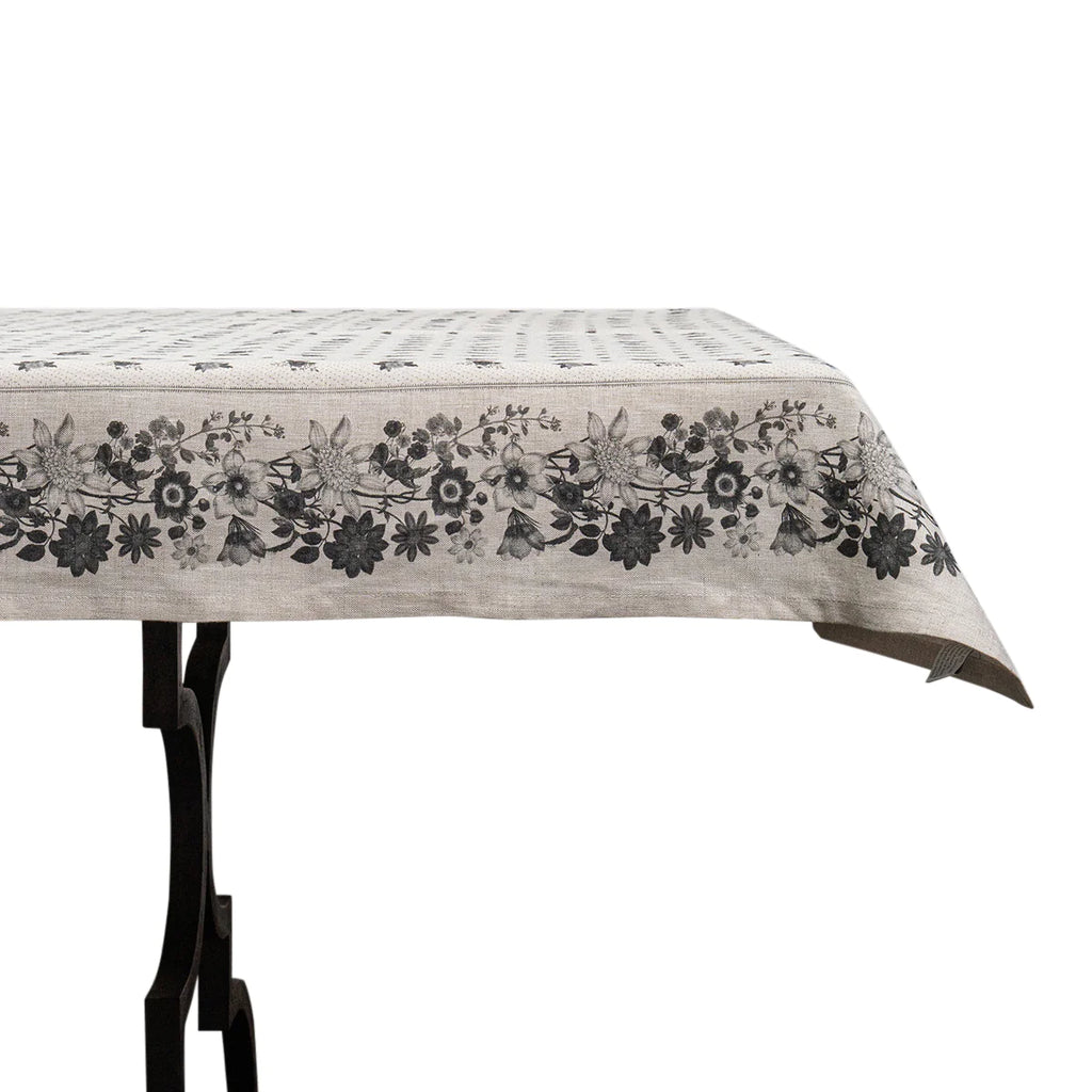 Juliska Mirabelle Noir 54" Tablecloth - Charles Mayer