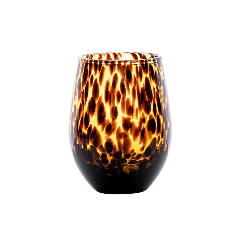 Juliska Puro Tortoiseshell Stemless Wine - Charles Mayer