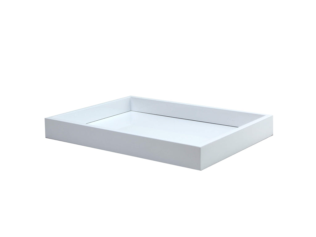 Addison Ross White Small Lacquered Tray - Charles Mayer
