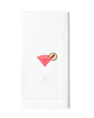 Henry Handwork Cosmopolitan Cocktail Hand Towel - Charles Mayer