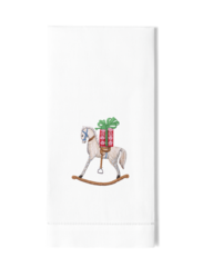 Henry Handwork Holiday Rocking Horse Hand Towel - Charles Mayer