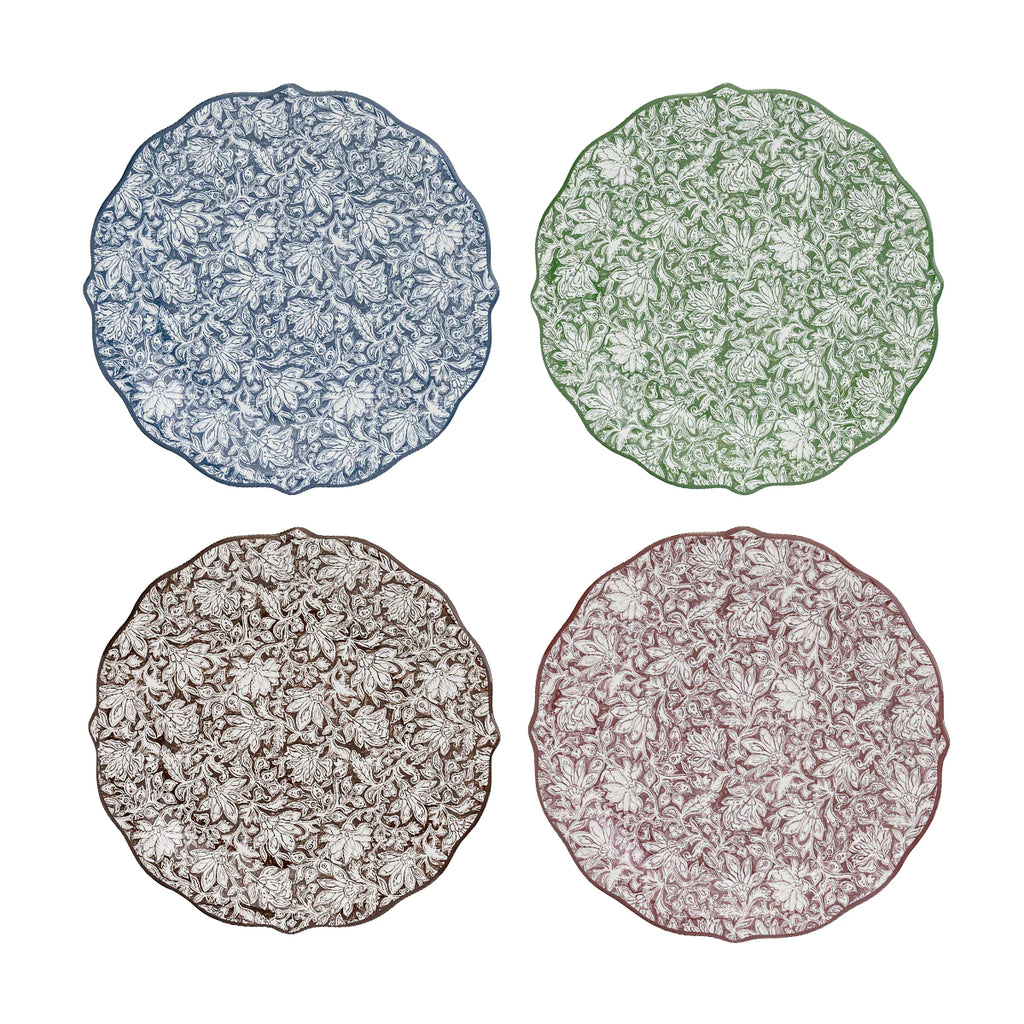 Juliska & Veronica Beard Bohemian Vine Party Plates, Set of 4 - Charles Mayer