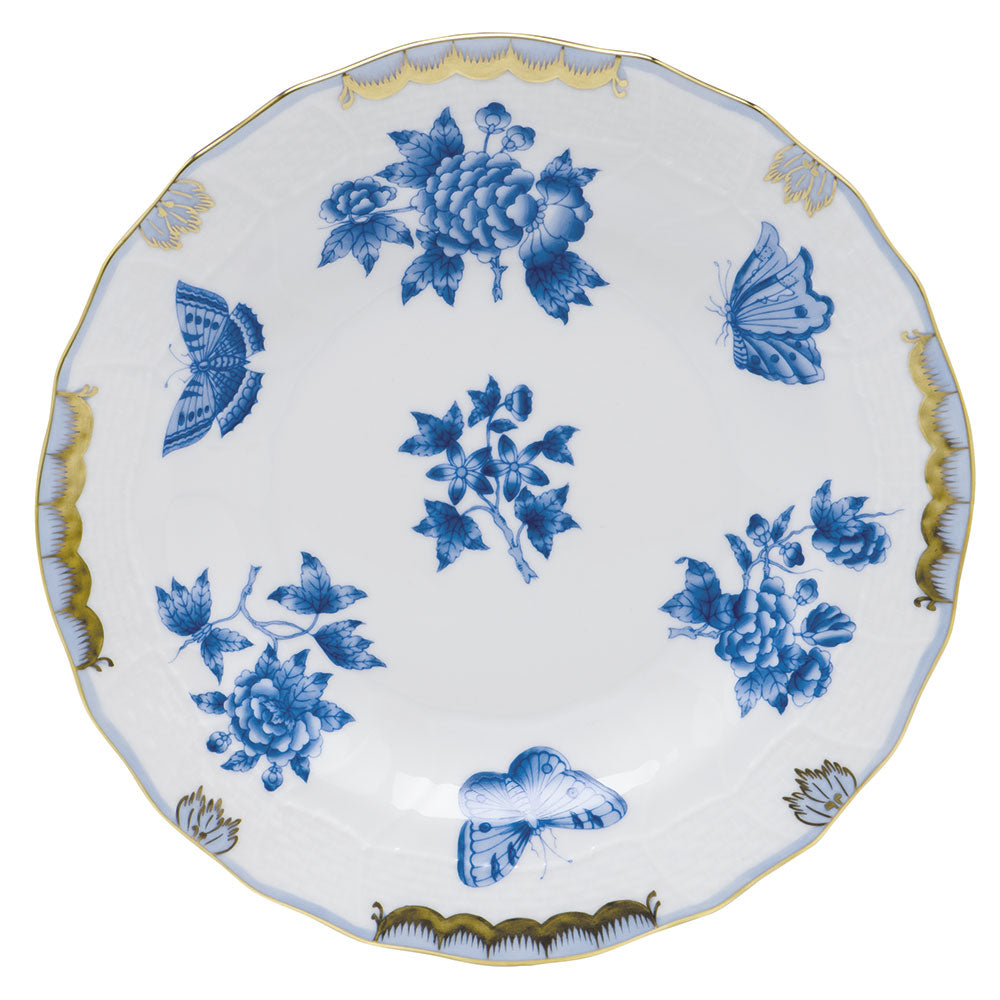 Herend Fortuna Blue Dessert Plate - Charles Mayer