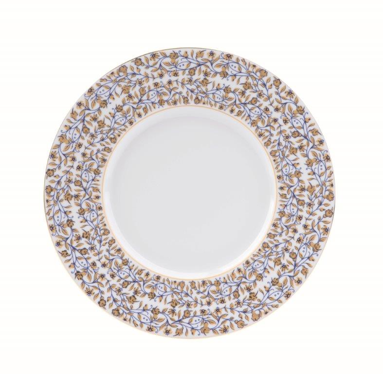 Deshoulieres Vignes White Dinner Plate - Charles Mayer