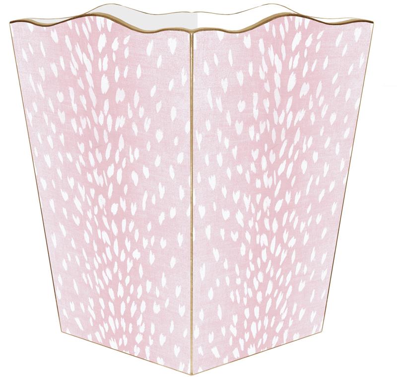 Blush Antelope Wastebasket - Charles Mayer