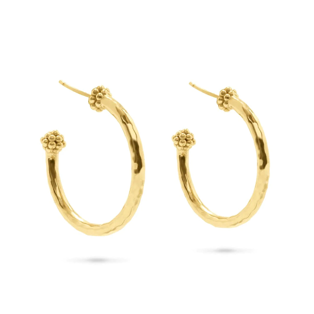 Capucine De Wulf Berry Medium Hoop Earrings in Gold - Charles Mayer