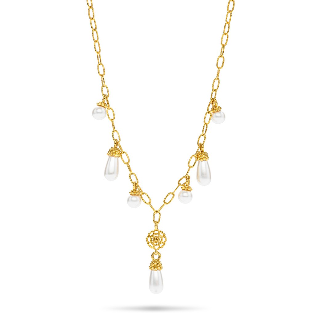 Capucine De Wulf Capucine Pearl Drop Necklace - Charles Mayer