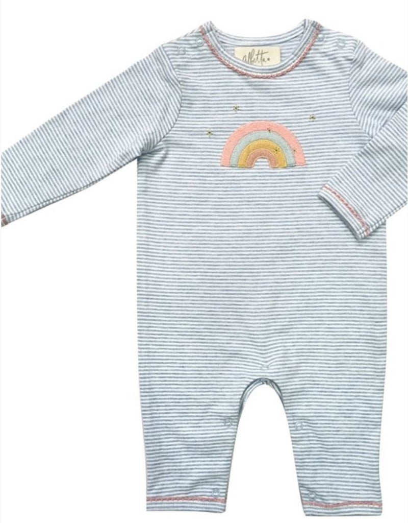 Albetta Rainbow Applique Babygro - Charles Mayer