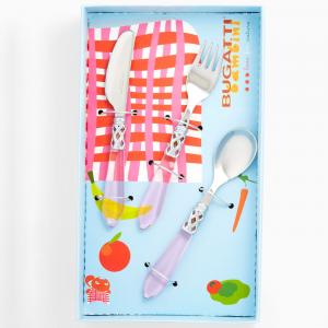 Vietri Aladdin Antique Clear Pink 3 Piece Child Set - Charles Mayer