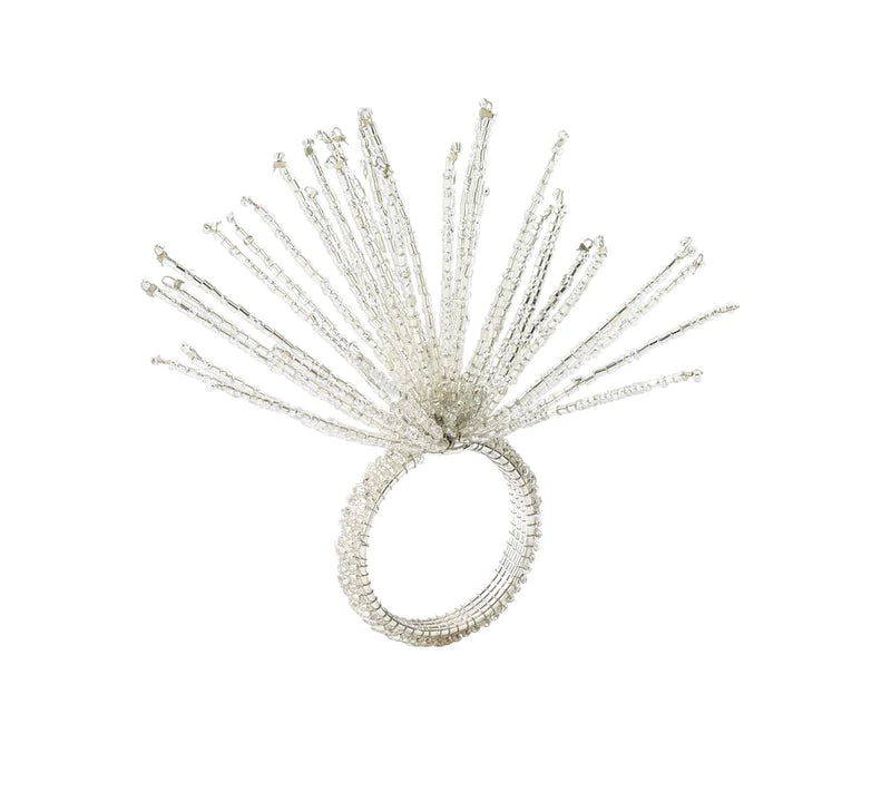 Kim Seybert Silver Spider Burst Napkin Ring - Charles Mayer