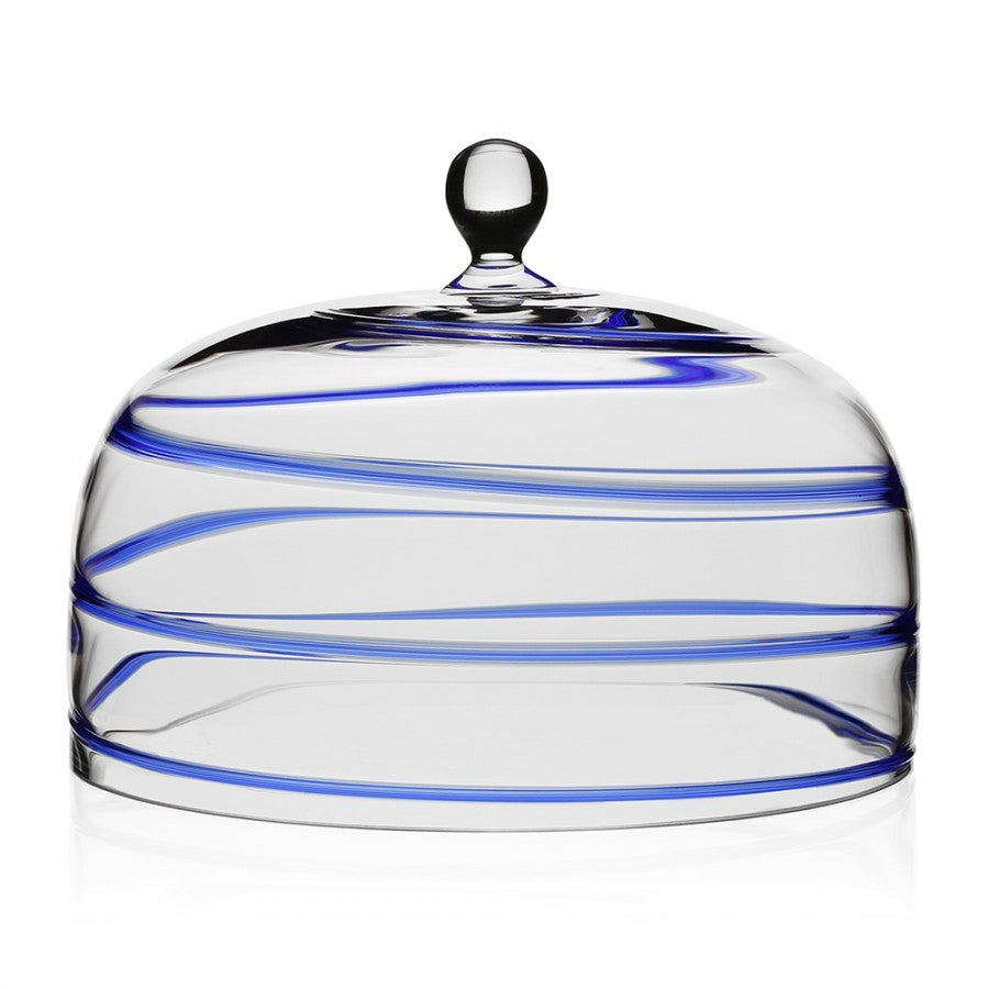 William Yeoward Studio Bella Blue Cake Dome And Stand - Charles Mayer