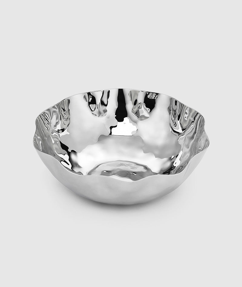 Mary Jurek Blossom Free Form 12" Stainless Bowl - Charles Mayer