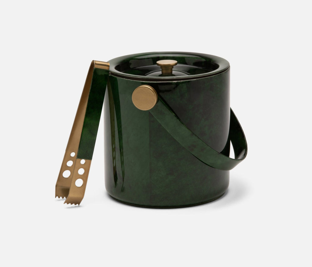 Blue Pheasant Nelson Ice Bucket with Tongs - Charles Mayer