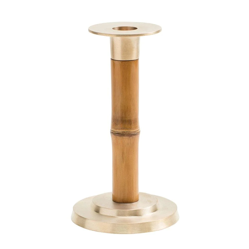 Caspari Bamboo 7" Candleholder - Charles Mayer