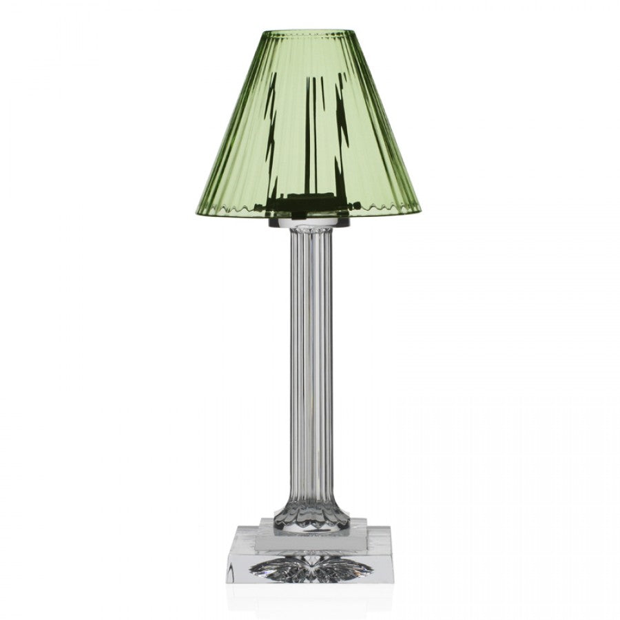 William Yeoward Crystal Carmen Green 16" Candle Lamp - Charles Mayer