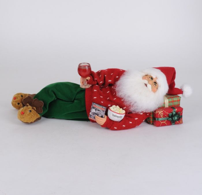 Karen Didion Lying Wine And A Movie Santa - Charles Mayer