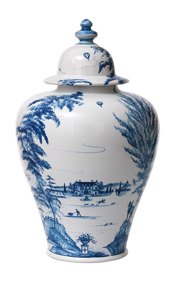 Juliska Country Estate 17" Ginger Jar, Delft - Charles Mayer