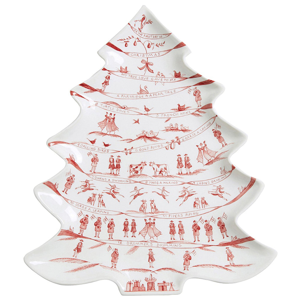 Juliska Winter Frolic Ruby 12 Days Of Christmas Platter - Charles Mayer