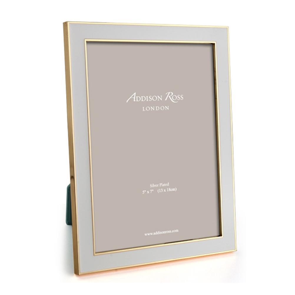 Addison Ross Chiffon & Gold Enamel Frame, 5*7 - Charles Mayer