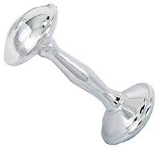 The Prince Company Sterling Silver Dumbbell Rattle - Charles Mayer