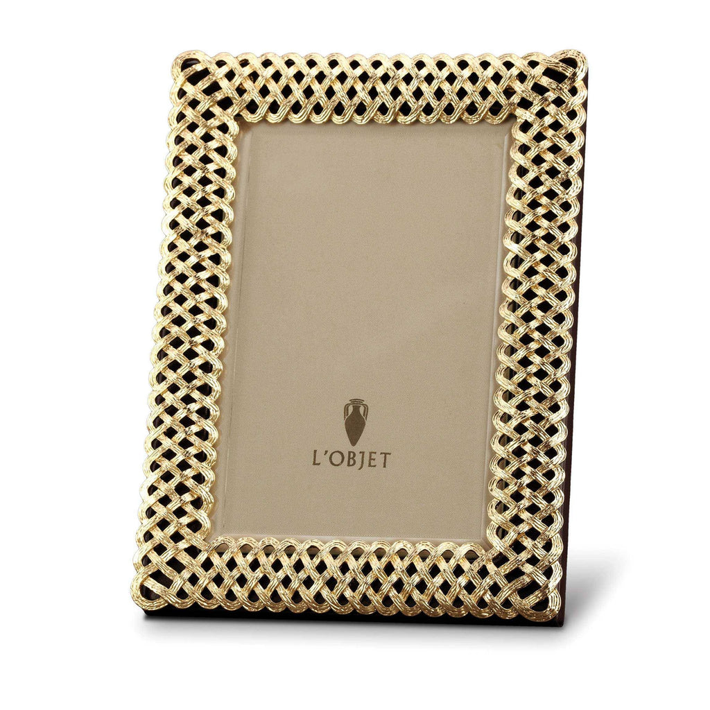 L'Objet Braid Gold 8*10 Frame - Charles Mayer