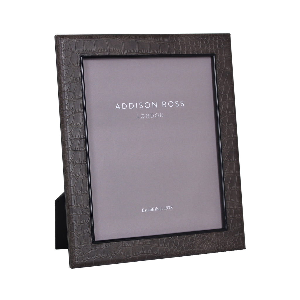 Addison Ross Faux Croc Brown Frame, 5*7 - Charles Mayer