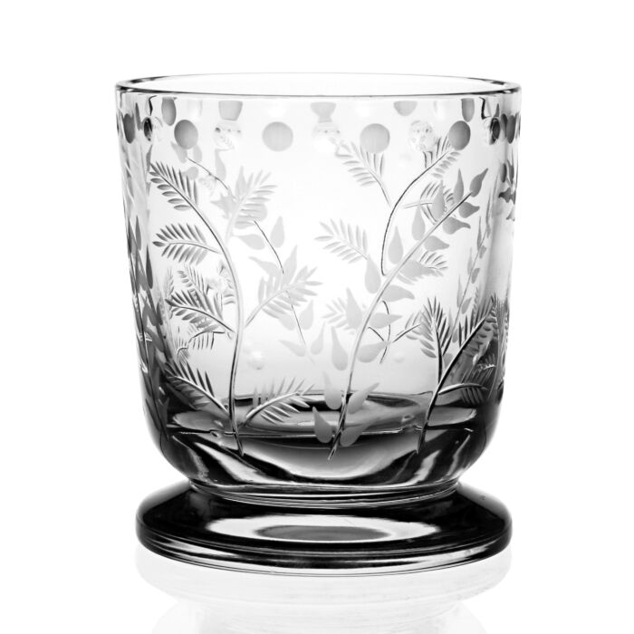 William Yeoward Crystal Fern 4.5" Footed Vase - Charles Mayer