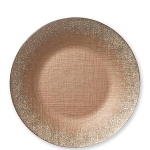 Vietri Glitter Glass Ginger Service Plate/Charger - Charles Mayer