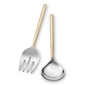 Mary Jurek Versa Salad Server Set In Copper - Charles Mayer