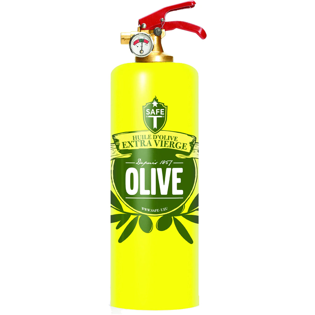 Olive Fire Extinguisher - Charles Mayer