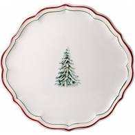 Gien Filet Noel Cake Platter - Charles Mayer
