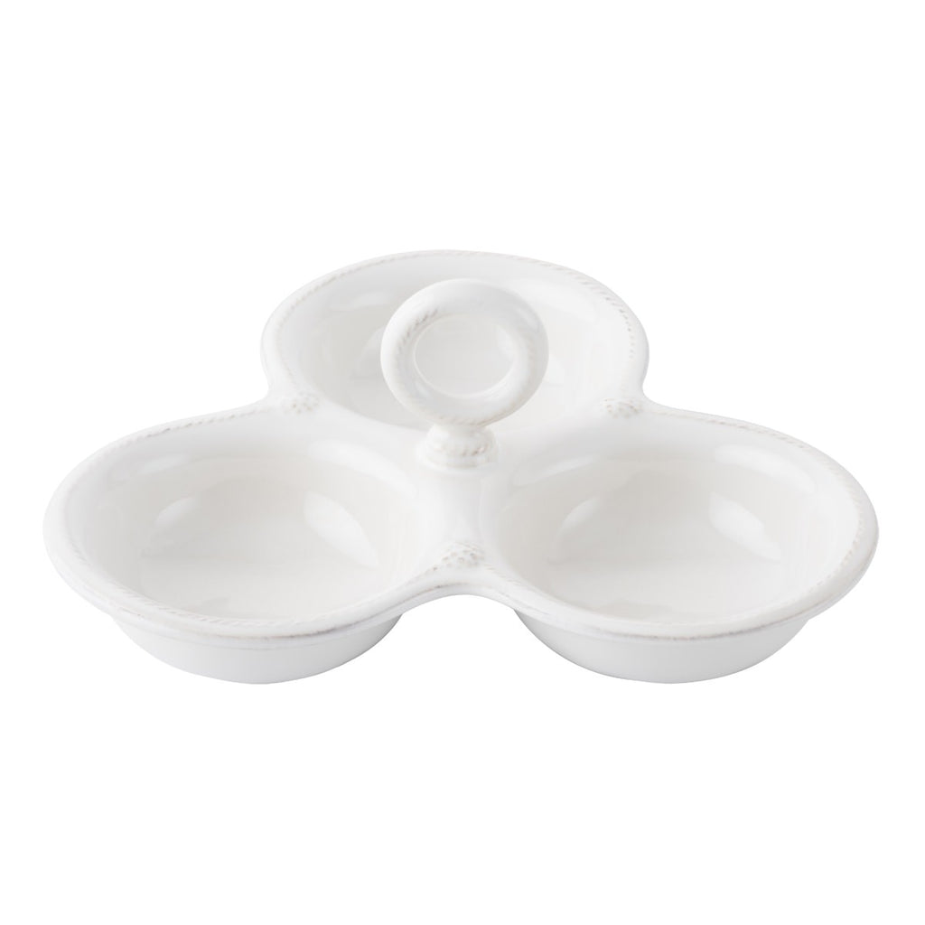 Juliska Berry & Thread Whitewash Triple Server - Charles Mayer