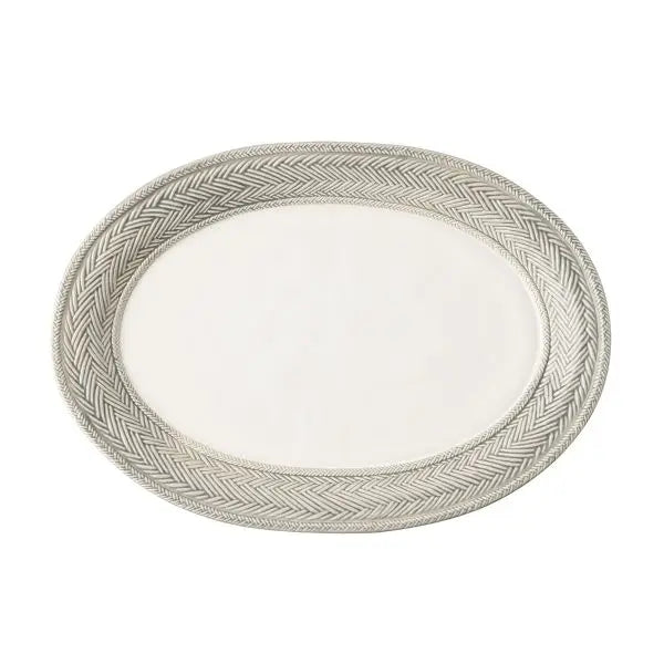 Juliska Le Panier Grey Mist 17" Oval Platter - Charles Mayer