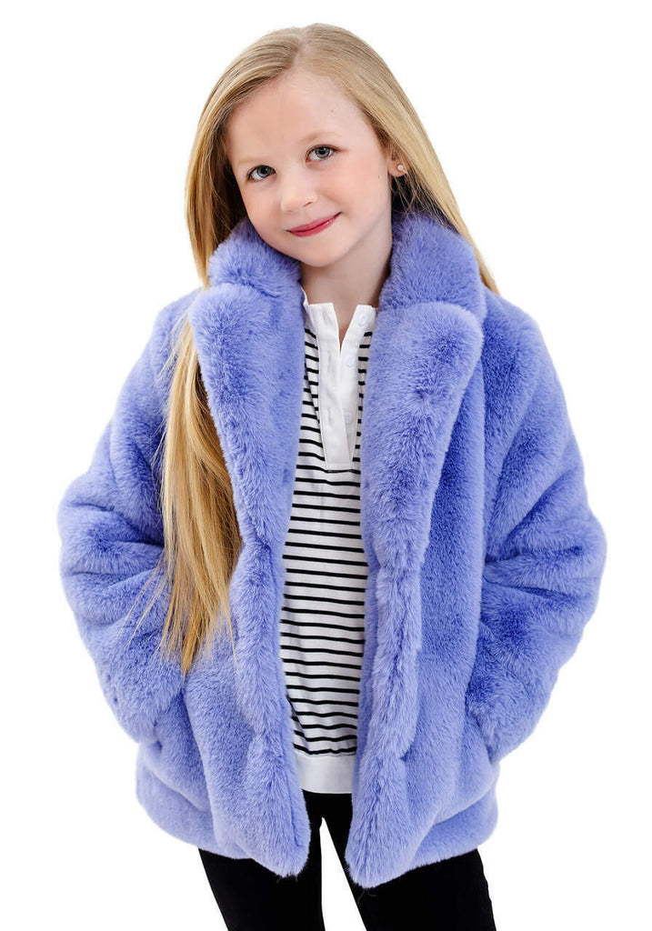 Fabulous Furs Mini Le Mink Periwinkle Jacket - Charles Mayer