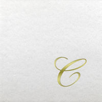 Print Appeal Linen Monogrammed Cocktail Napkin - Charles Mayer
