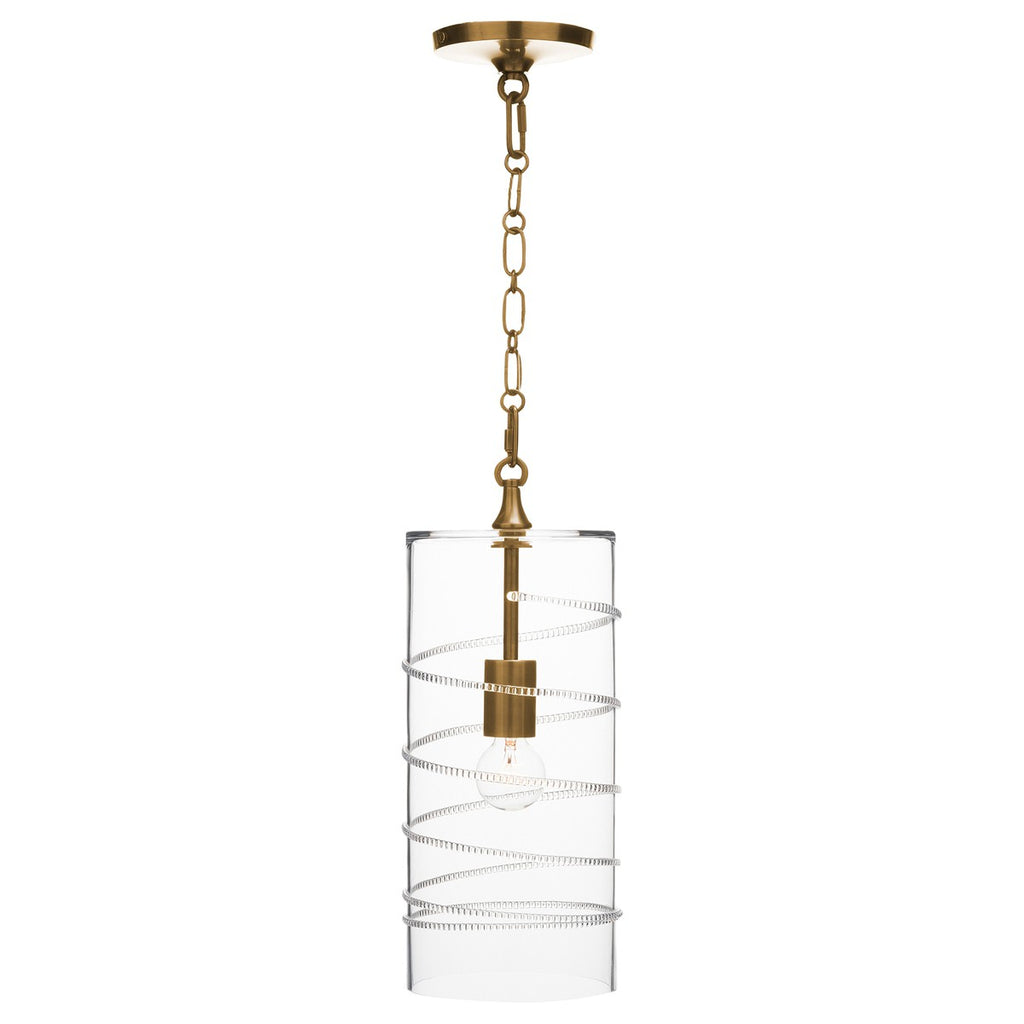 Juliska Amalia Brass Column Pendant - Charles Mayer