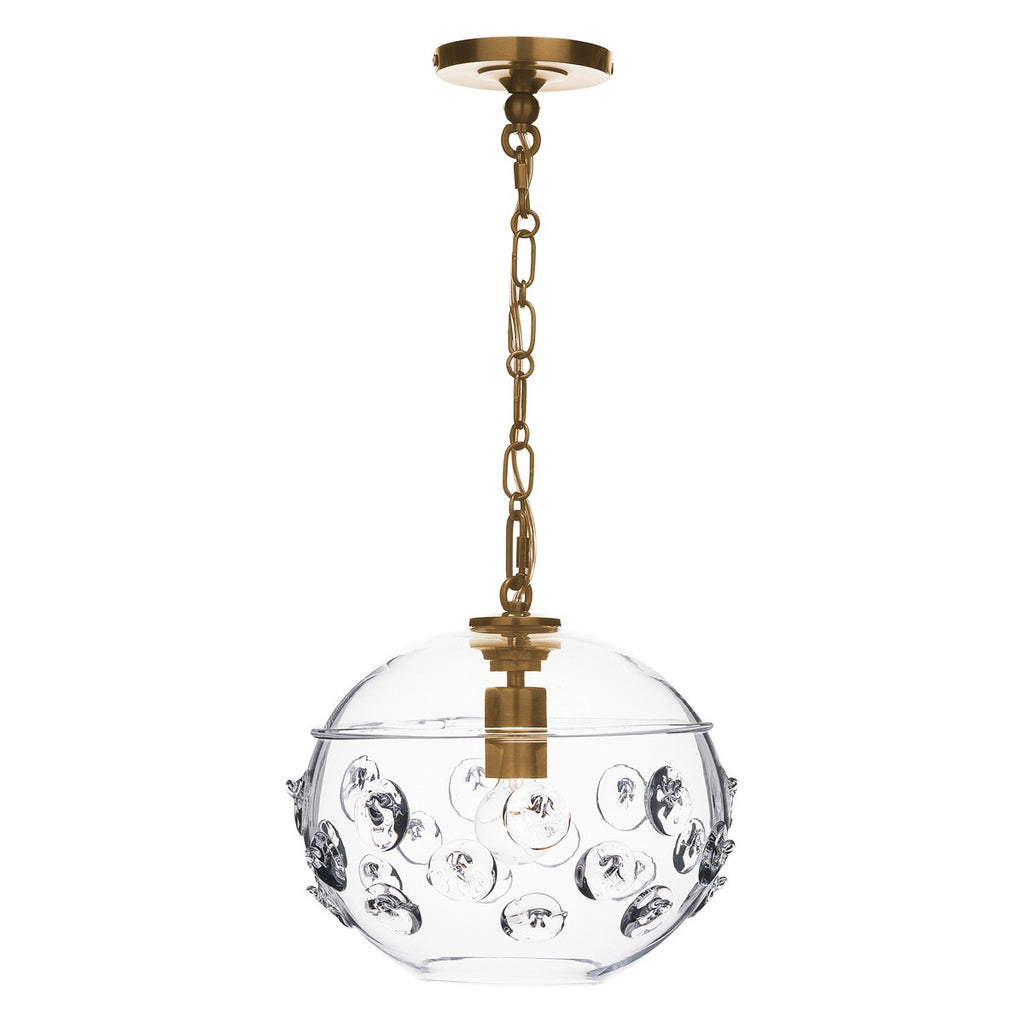 Juliska Florence Brass Globe Pendant - Charles Mayer