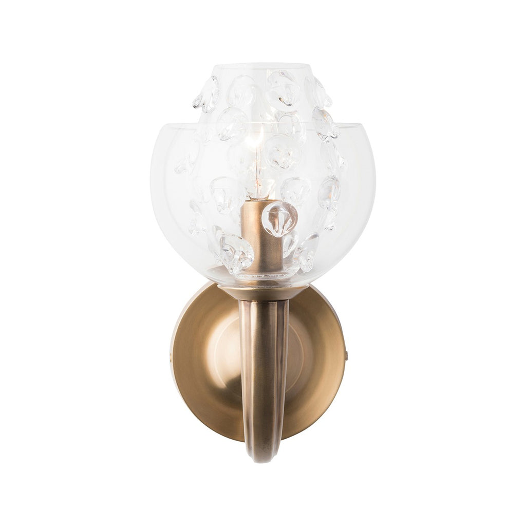Juliska Florence Brass Double Shade On Paris Sconce - Charles Mayer