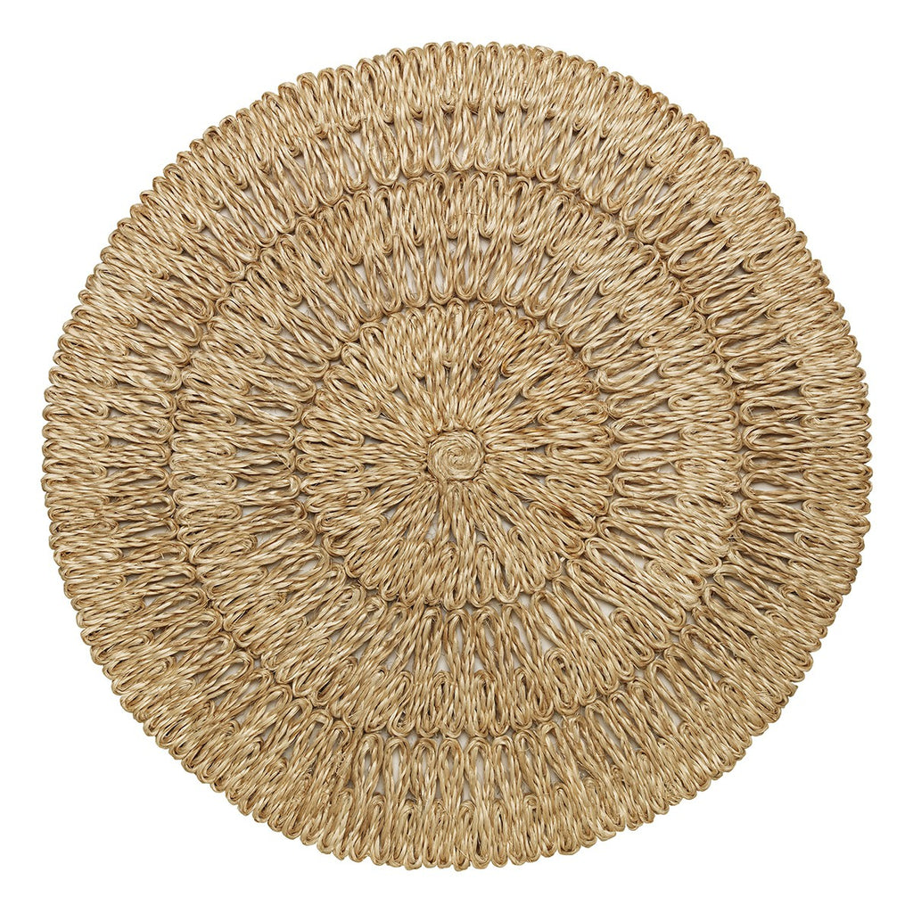 Juliska Straw Loop Natural Placemat - Charles Mayer