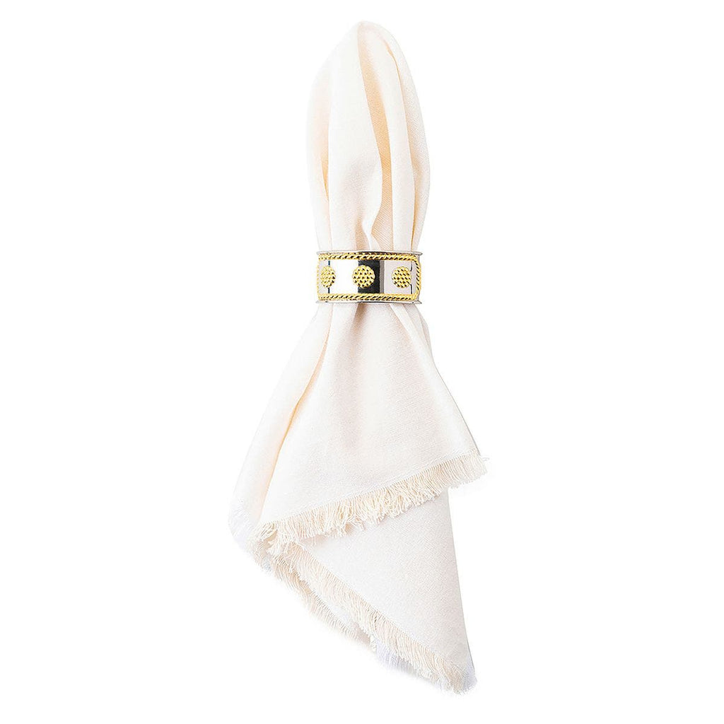 Juliska Berry & Thread Satin/Gold Napkin Ring - Charles Mayer