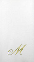 Print Appeal Monogrammed Linen Guest Towel - Charles Mayer