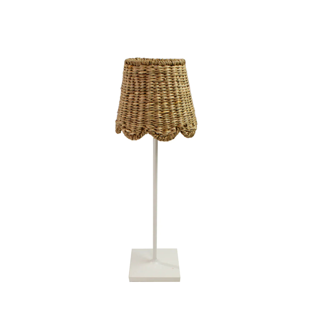 Maison Maison Scalloped Seagrass Lampshade for Zafferano Poldina Pro Lamp - Charles Mayer