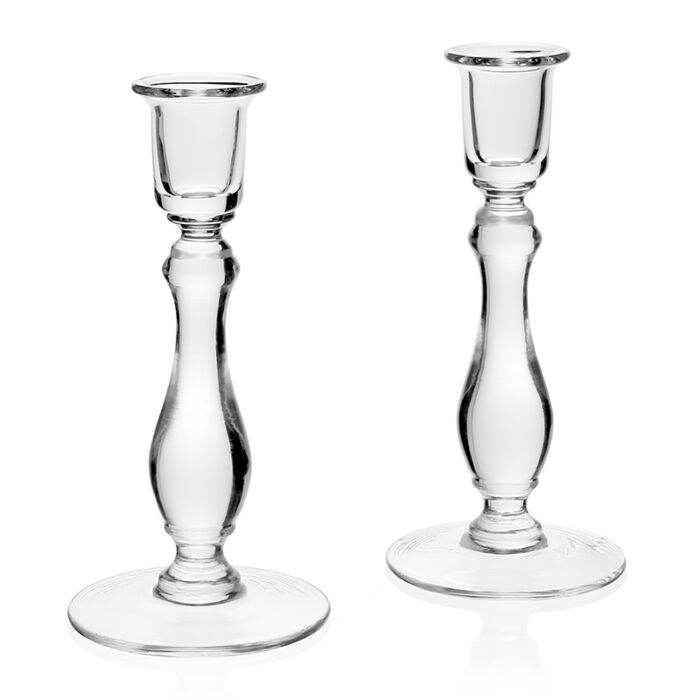 William Yeoward Crystal Meryl 8" Candlesticks, Set Of 2 - Charles Mayer