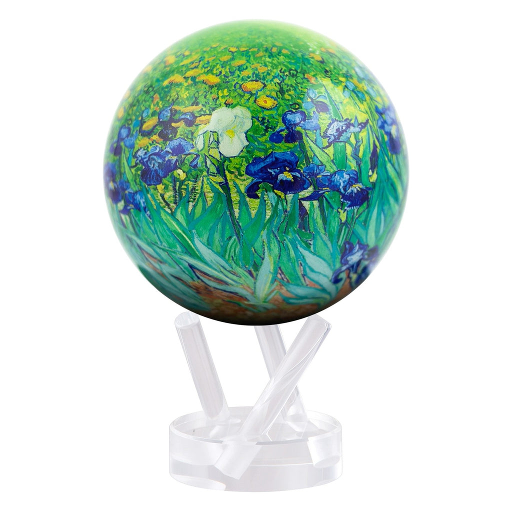 Mova Globes 4.5" Van Gogh Irises (with Acrylic Base) - Charles Mayer