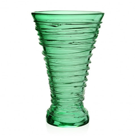 William Yeoward Studio Miranda 14" Vase, Seaglass Green - Charles Mayer