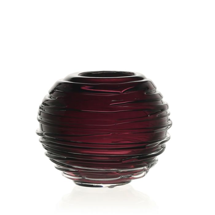 William Yeoward Studio Miranda Mini Globe Vase, Heliotrope - Charles Mayer