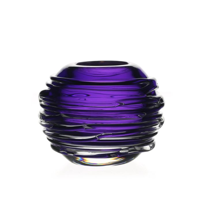 William Yeoward Studio Miranda Mini 3" Globe Vase, Amethyst - Charles Mayer