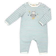 Albetta Crochet Oliver Owl Stripe Babygro - Charles Mayer