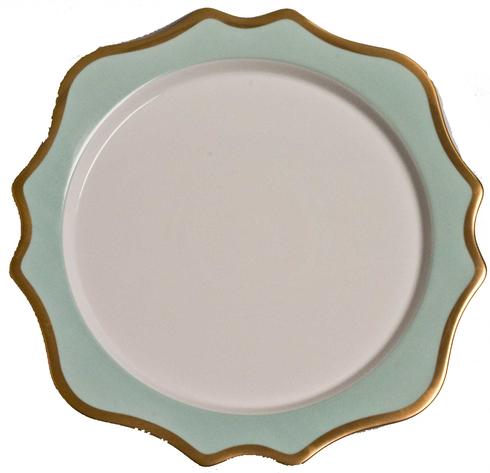 Anna Weatherley Anna's Palette Aqua Green Charger - Charles Mayer
