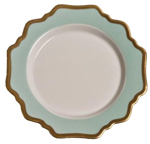 Anna Weatherley Anna's Palette Aqua Green Salad Plate - Charles Mayer